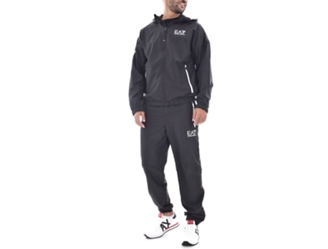 Fato de Treino EA7 Poliéster Homem (XL - Preto)