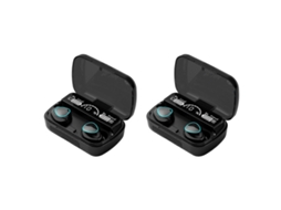 Fones De Ouvido Sem Fio Com Tela Led, Estéreo, Mini Fones De Ouvido, Preto Ly Ebike