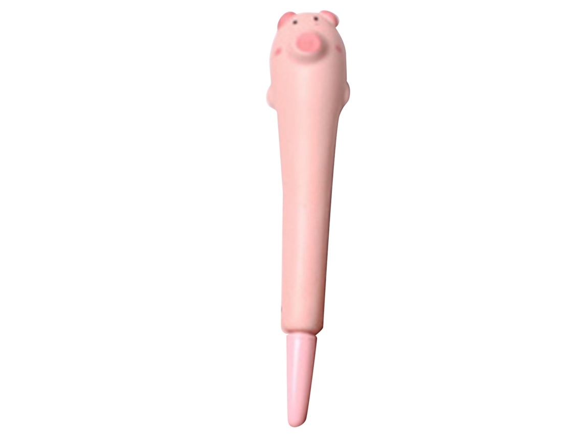 Bolígrafo Gel Kawaii Squishy Para Aliviar Estrés Lindo Cerdo Rosa Regalo Escolar