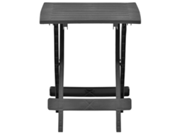 Mesa de jardim dobrável em plástico antracite MAISON EXCLUSIVE 45x43x50 cm