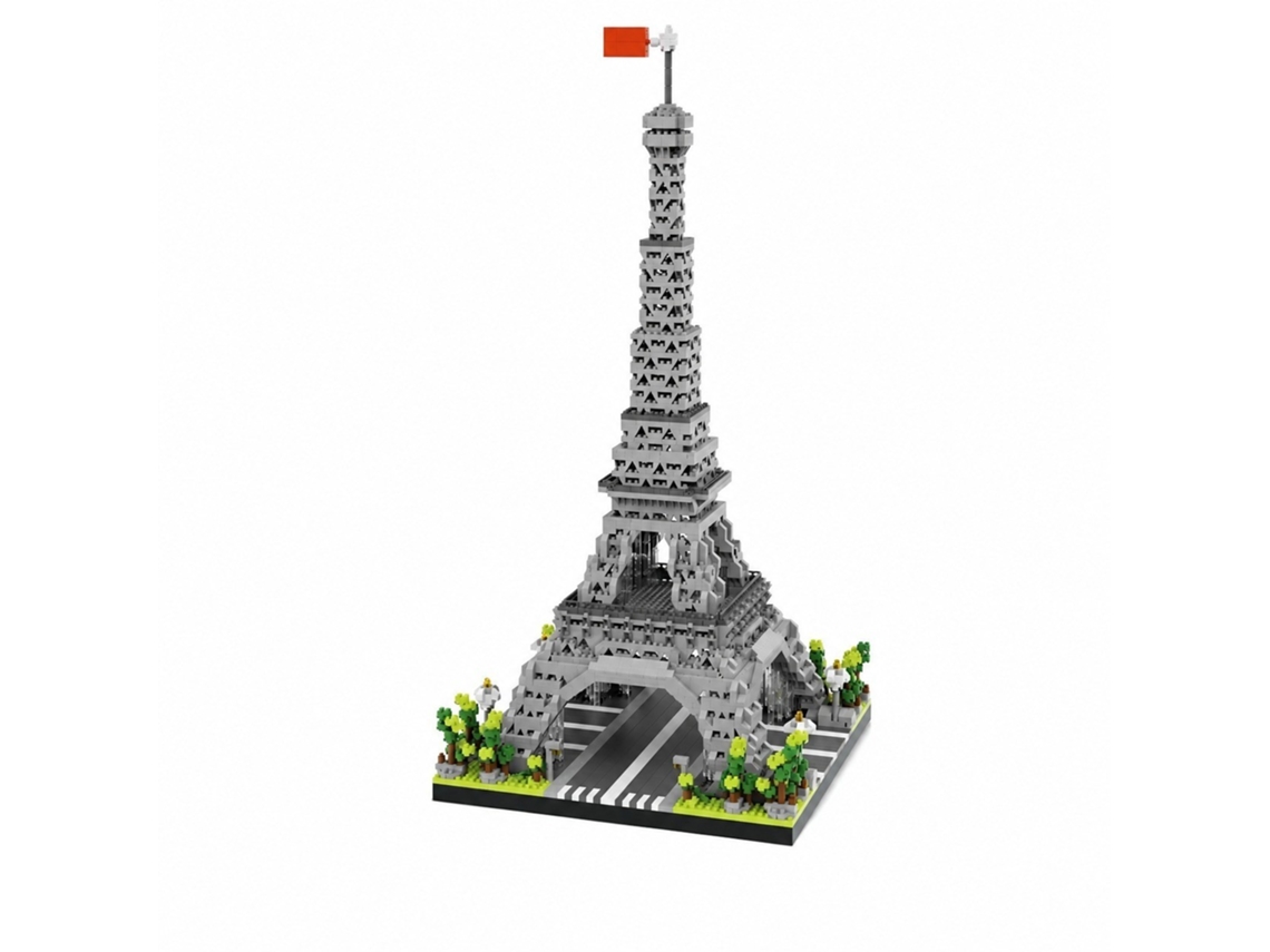 Conjunto De Microblocos De Construção, Torre Eiffel, Versão Grande
