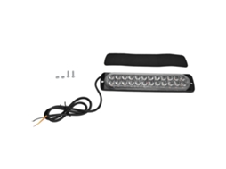 Luzes estroboscópicas de emergência 24leds 12v à prova d'água, universal para veículos | S/MARCA