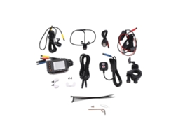 Câmara de Bordo para Motociclos Ecrã Ips de 2 Polegadas, Gravação Dupla 1080p+720p (ahd), Sensor G, Modo de Estacionamento e Gravador (dashcam)