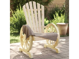 Vidaxl Cadeiras Adirondack Para Jardim 4 Pcs Madeira De Abeto Maciça