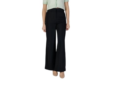 Calças De Mulher Morgan De Toi Pbird Poliéster Preto (34)