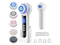 Escova De Limpeza Facial Recarregável Ferramenta De Vácuo Para Remoção De Cravos Ipx7 À Prova Dágua Para Esfoliação Massagem E Limpeza P Yizhood