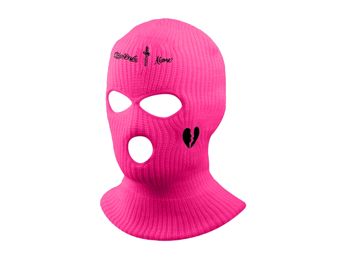 Capuz Mali Balaclava com 3 Buracos Tricotado Protetor Facial Inverno Impermeável Ao Vento para Ski Ciclismo Corrida