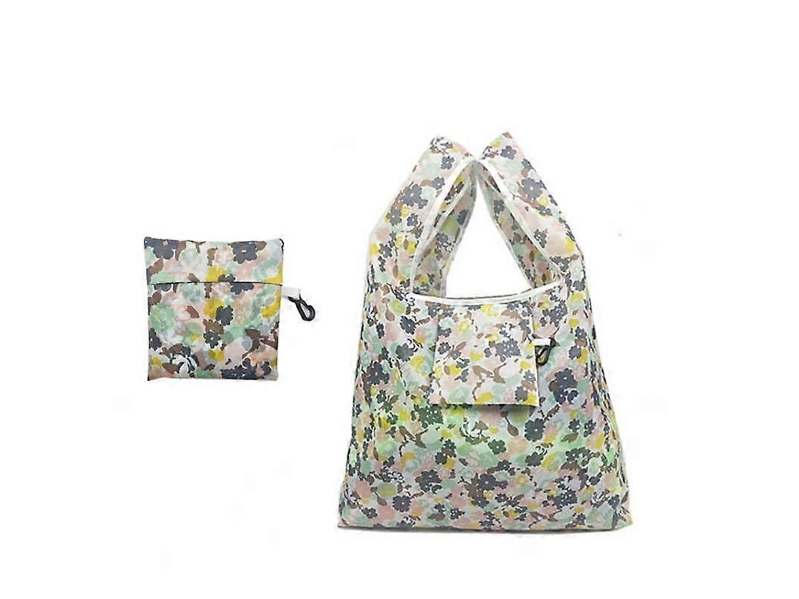 Bolsa Dobrável Vogue Para Guardar Flores, Sacola De Compras, Bolsa Feminina Portátil Da Moda Com Estampa De Flamingo, Reutilizável E De Grande Ca