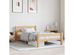 Vidaxl Estrutura De Cama 100x200 Cm Madeira De Pinho Maciça