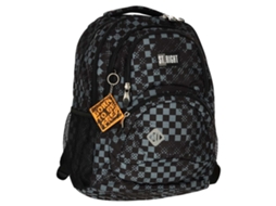 Mochila Escolar de 4 Compartimentos Xadrez de 17 Polegadas Pricenet