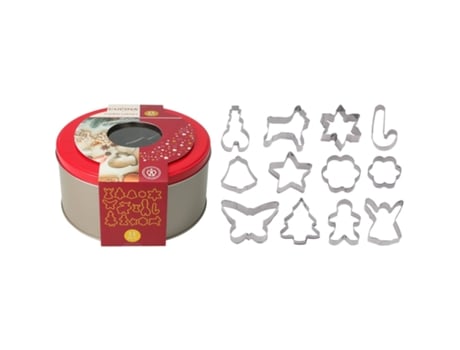 Conjunto 13 Moldes Para Biscoitos Natal
