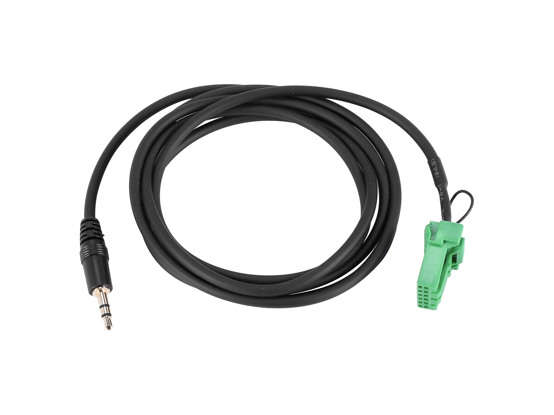 Cabo Auxiliar De Áudio Estéreo De 6 Pinos Com Conector Verde E Entrada De 3,5 Mm Para Mp3 Para Honda Jazz Fit 2002 2006 Aquaforge