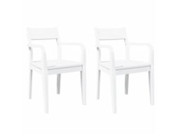 Dining Chair, Dining Chairs Vidaxl Branco Madeira (n/a)