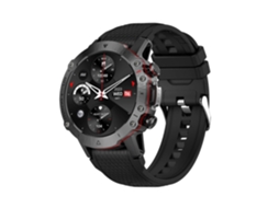 Relógio Inteligente Elf3 Com Tela Redonda Tft De 1,39 Polegadas, Pulseira De Silicone E Suporte Para Monitoramento De Oxigênio No Sangue.