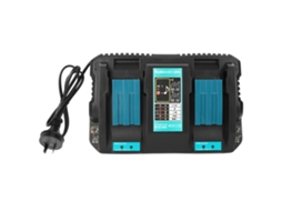 Carregador De Baterias Duplo Com Interface Usb Dc18rd Para Makita Bl1830 Bl1430 14.4-18v Plug Ue 100-240v