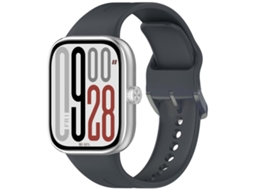 Bracelete para Redmi Watch 6 / 5 / 4 XIAOMOYU em silicone sólido com liberação rápida cinza