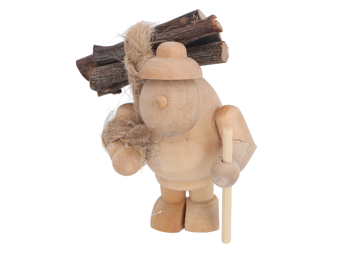 Primerox ornamento de Casinha de Bonecas Miniatura Lenhador com Madeira Cena Pastoral Jardim Ao Ar Livre