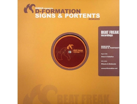 Vinil Signs Portents Remixed Beatfreak Recordings