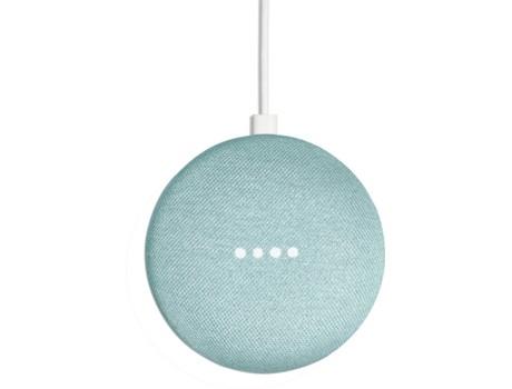 Assistente Virtual GOOGLE Home Mini Aqua (Google Assistant - Azul ...