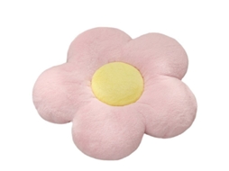 2026 cojín Flor de Peluche Almofada Suave para Chão Sala Carro Decoração 50cm Rosa