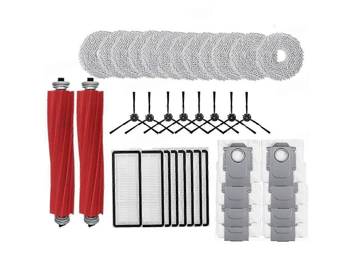 Peças De Reposição Para Aspirador Robô Qrevo Pro/qrevo Maxv/qrevo Plus: Filtro Hepa, Escova Lateral Principal E Esfregão._ptg