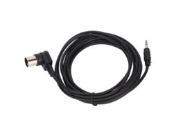 Aetheria cabo Adaptador de Som 3.5mm para Mini Din 5 Pinos Macho em Ângulo de 90 Graus 3m/9.8ft