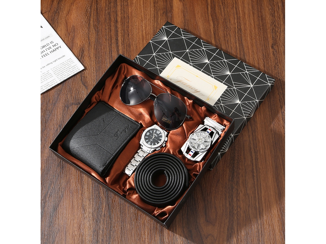 Conjunto De Presente Com Relógios, Presente De Natal Ou Aniversário Para Homens Cuich