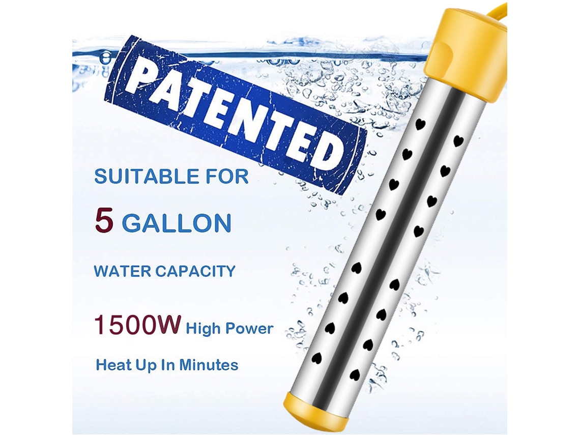 Calentador De Bañera Inflable Para Piscina De Acero Inoxidable De 1500 W Para Uso Doméstico (en Liquidación)