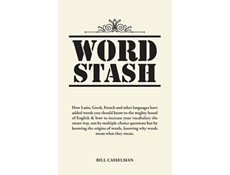 Livro Word Stash de Bill Casselman (Inglês)