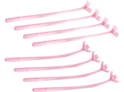 Conjunto De 8 Canetas Rollerball Em Gel Jojofuny, Estampa Flor