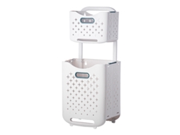 Cesta de Roupa Suja Dobrável com Alças e Ventilação  grande