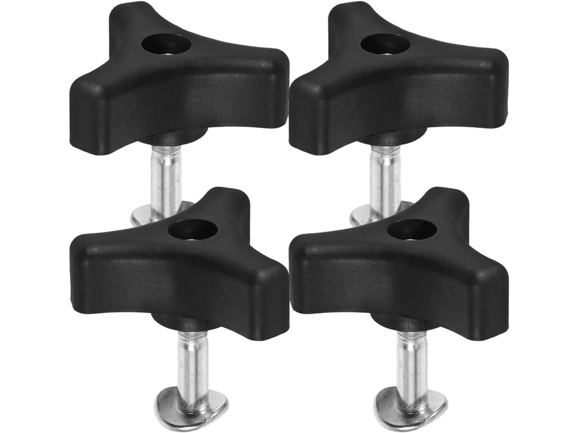 Conjunto De 4 Parafusos E Porcas Para Guidão De Cortador De Grama, Parafusos E