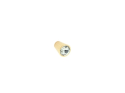 Puxador para Móveis HARDWAREXCHANGE em Zamac com 17mm de diâmetro, Ouro, conjunto de 25