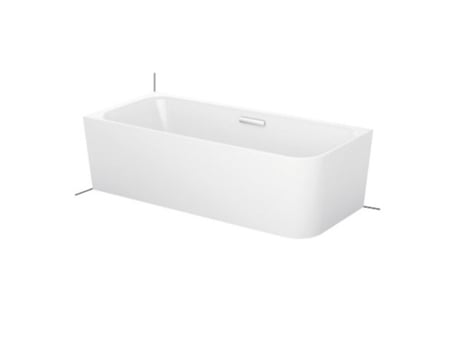 Banheira de Canto BETTE Art Iv 185X80Cm 2 Inclinações Traseiras 3480 Cerhk Canto Esquerdo Cor: Branco