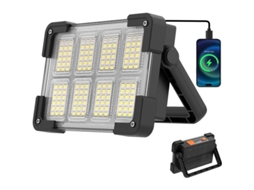Lanterna De Cabeça Led 6000 Lm Recarregável Solar Usb 4 Modos Resistente À Água