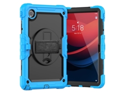 Capa Para Tablet Lurelia, Compatível Com Lenovo Lenovo M11 Hd 11 Tb330fu/tb331fc 2024, Azul Claro, Tpu, Suporte Giratório, Proteção Antiquedas