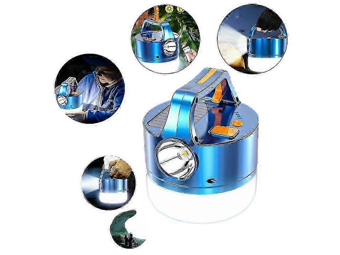 Lanterna Led Solar De 30 W Para Barraca, Lanterna Usb Para Acampamento Ao Ar Livre, Luz De Emergência Olysi Shop