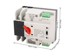 Chave Automática De Transferência Dual 2p 125a 220v