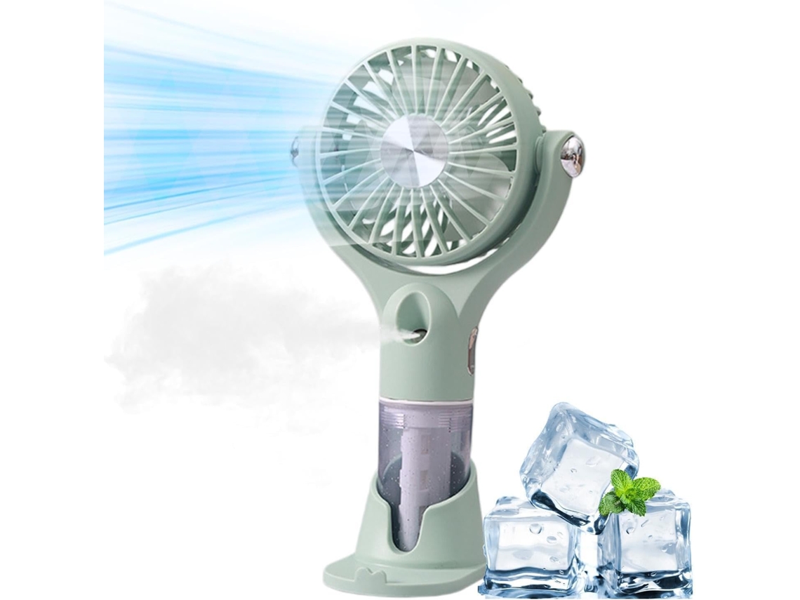 Ventilador De Mesa Usb, 3 Velocidades, Ângulo Ajustável, Motor