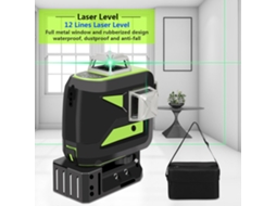 Laxiscreed Nível A Laser Verde Com 12 Linhas E À Prova D'água Para Trabalho Preciso
