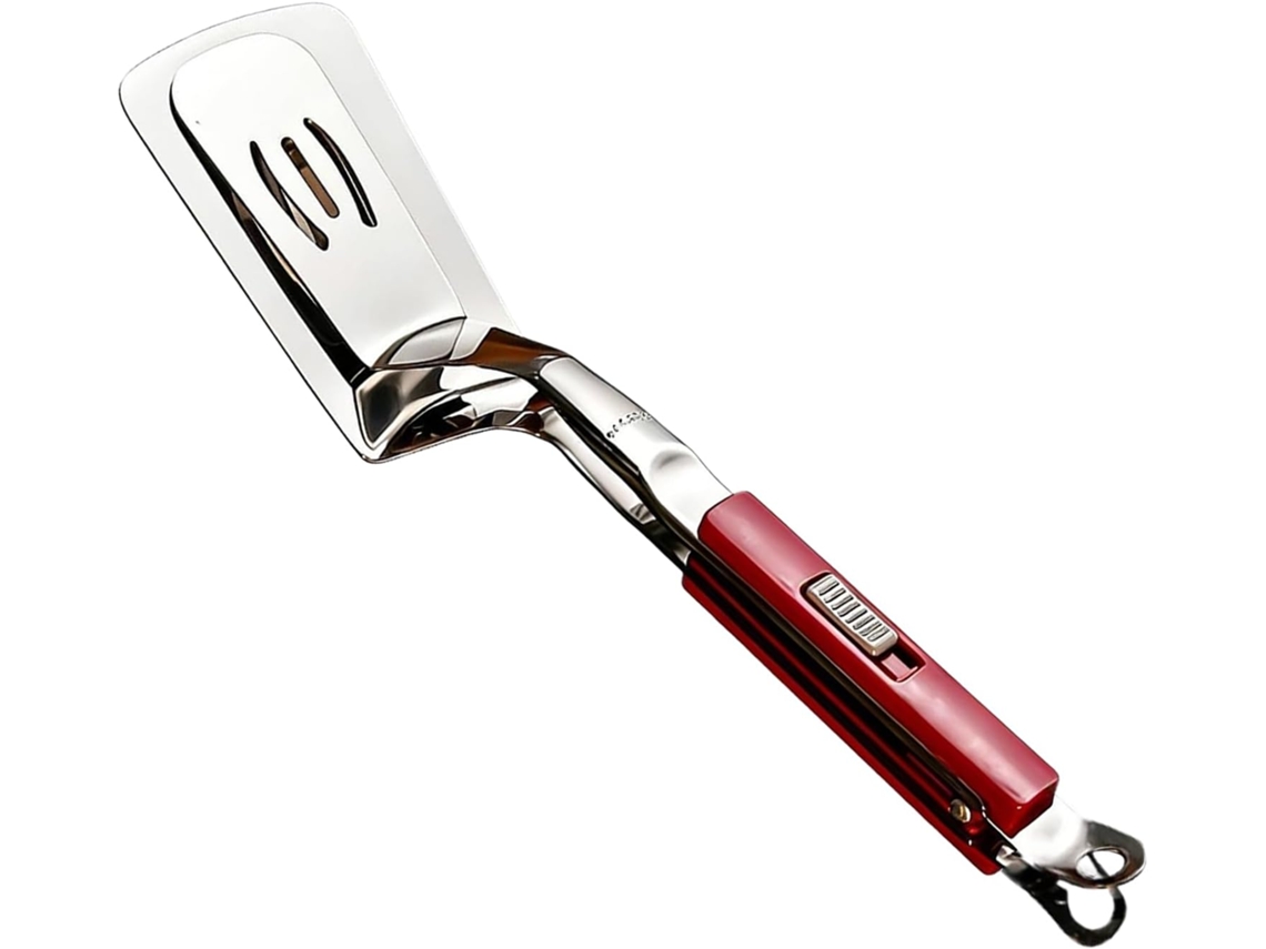 Pinça Para Churrasco, Ideal Para Cozinhar E Grelhar, Feita Em Aço Inoxidável Inclui Espátula E Concha Para Fritar, Sendo