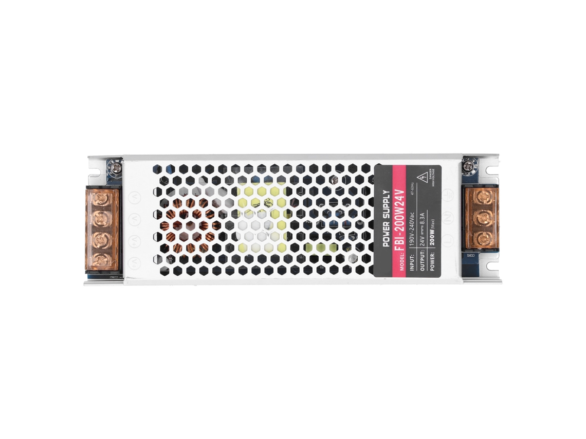 Fonte de Alimentação Regulada 24v 150w Transformador Eletrônico para Led Fita Ultra Fina