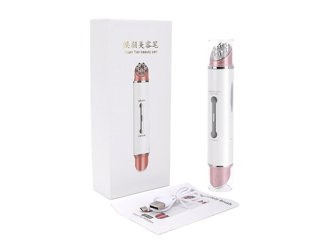 Massageador Facial Elétrico Para Olhos, Olheiras, Bolsas E Inchaço Com Led E Radiofrequência Para Alívio De Rugas E Bolsas Nos Olhos.