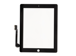 Mali troca de Vidro Touch Screen Digitizer de Aço Temperado para Tablet Ios 3 e 4 Preto