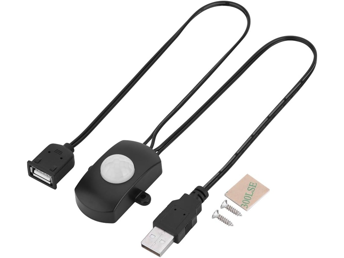 Mini Interruptor De Sensor De Movimento Pir D5 24v, Sensor De Ocupação Para Iluminação Led Diy, Preto Slowmoose