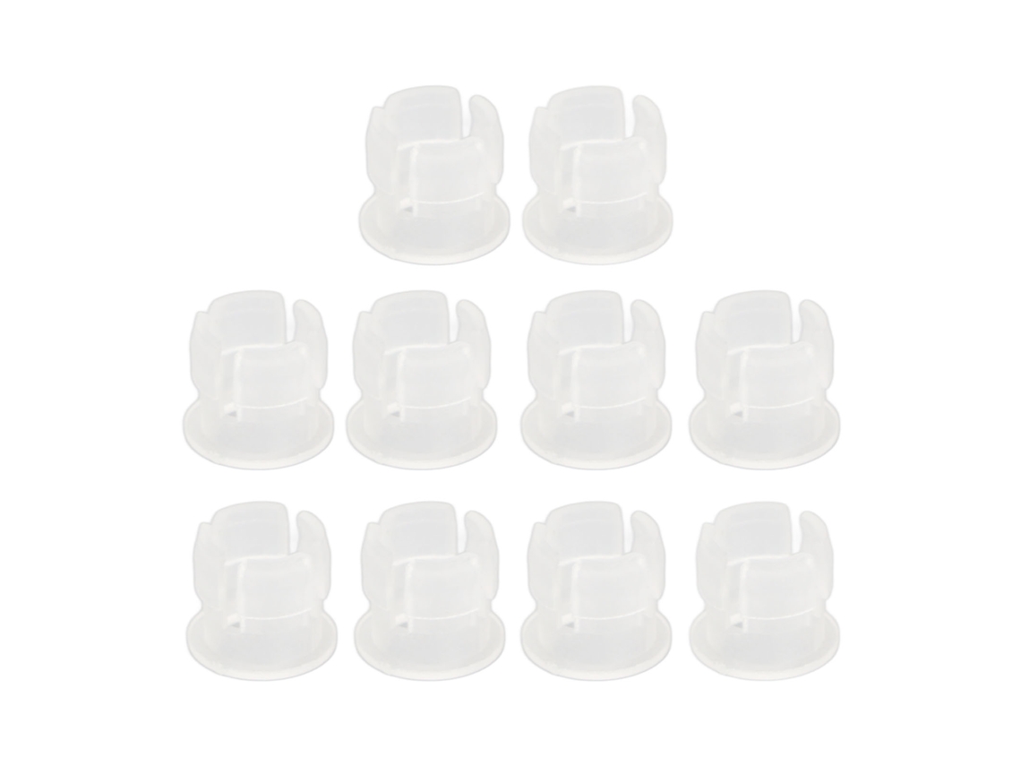 Laxiscreed Clips Led De 5mm Com Design De Fivela Plana De Plástico Para Iluminação Eficiente
