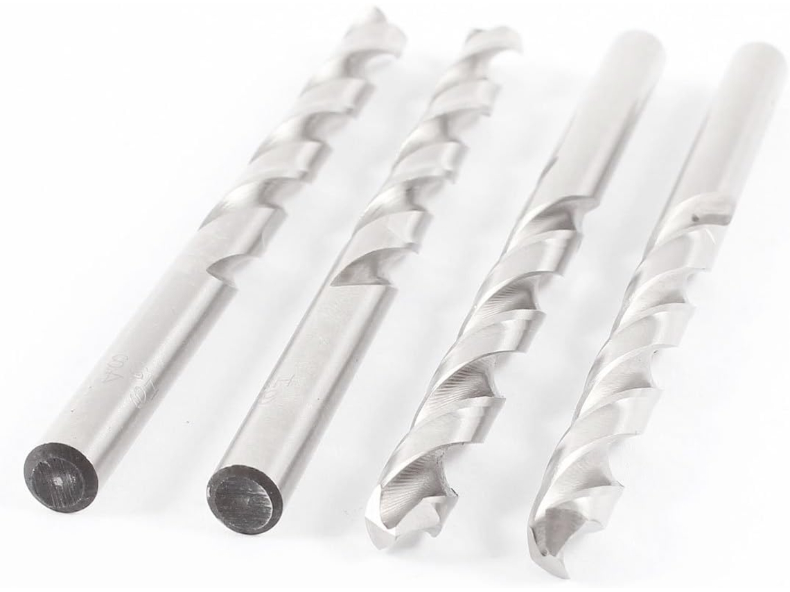 Broca Helicoidal de Haste Reta com Canal Hss 6,4 Mm X 64 97 4 Peças CHABERLU