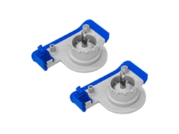 2pcs Escova Rolo Cap Para Ecovacs Deebot T80 / Pro Omni X9 Aspirador Alça Lateral Cover