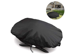 Funda Para Churrasqueira Impermeável, Tela De Poliéster Com Proteção Uv, Tamanho 67,1*44*32 Cm, Para Série Q 100/1000