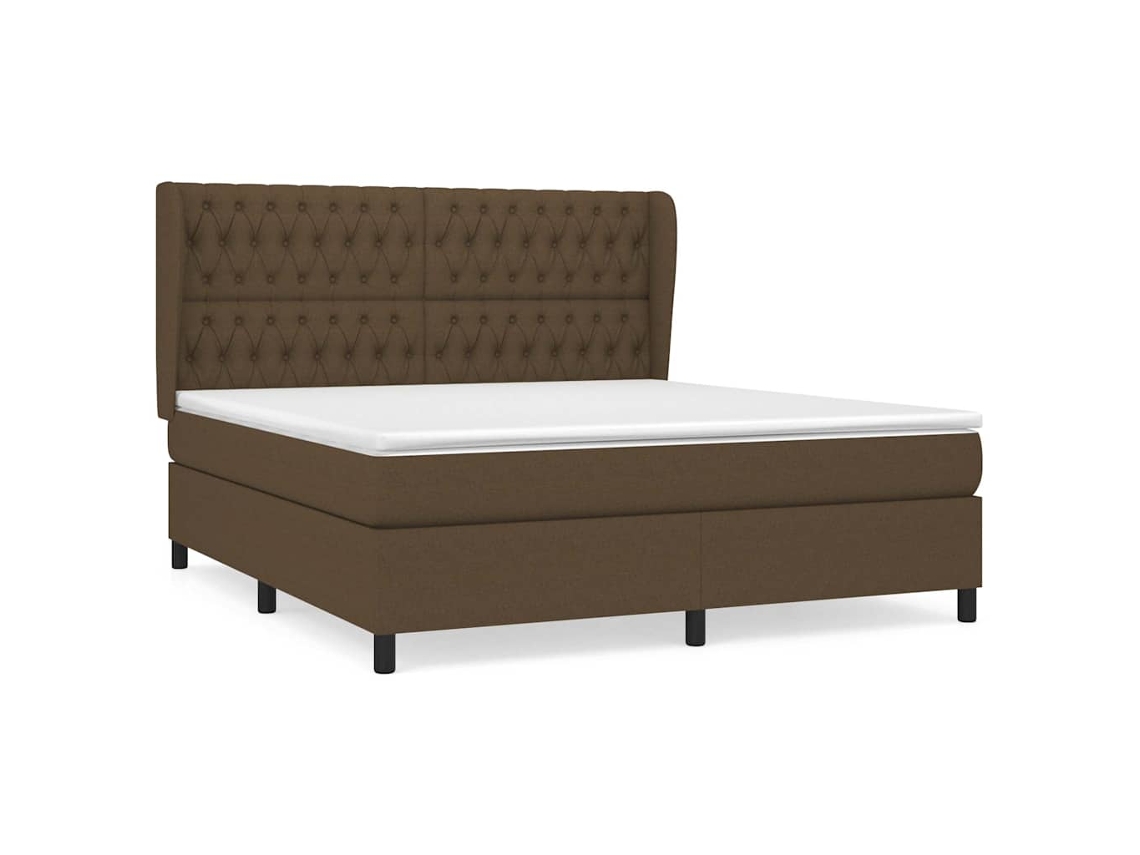 Box Spring Bed, Box Spring Beds Vidaxl Marrom Tecido (180 X 200 Cm)